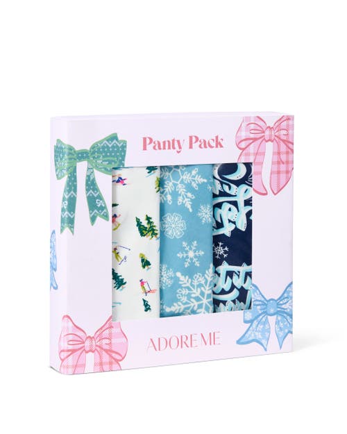Adore Me Mabel Hipster Panties In Novelty Blue