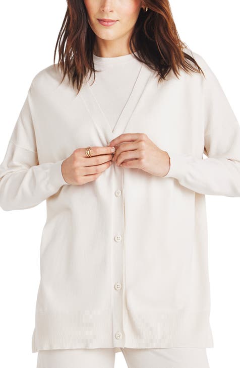 Womens white 2025 tunic sweater