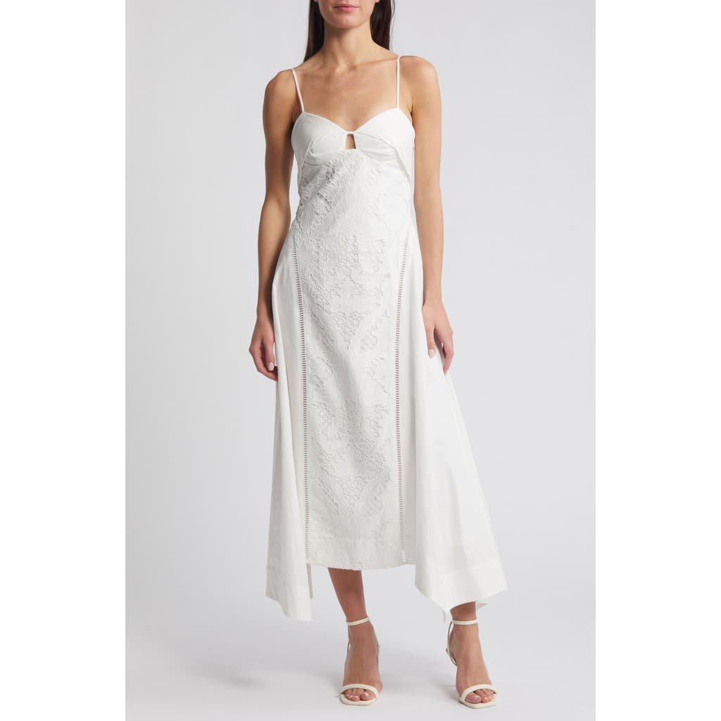 Parker The Amelia Cotton Sundress In Lucent White
