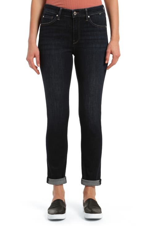 Mavi Women's Tess High Rise Skinny Jeans In Light Indigo Shape