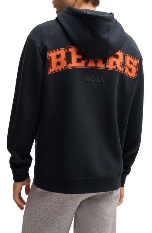 Shop Hugo Boss Boss <br>x Nfl Woodson Graphic Hoodie<br><br> In Chicago Bears