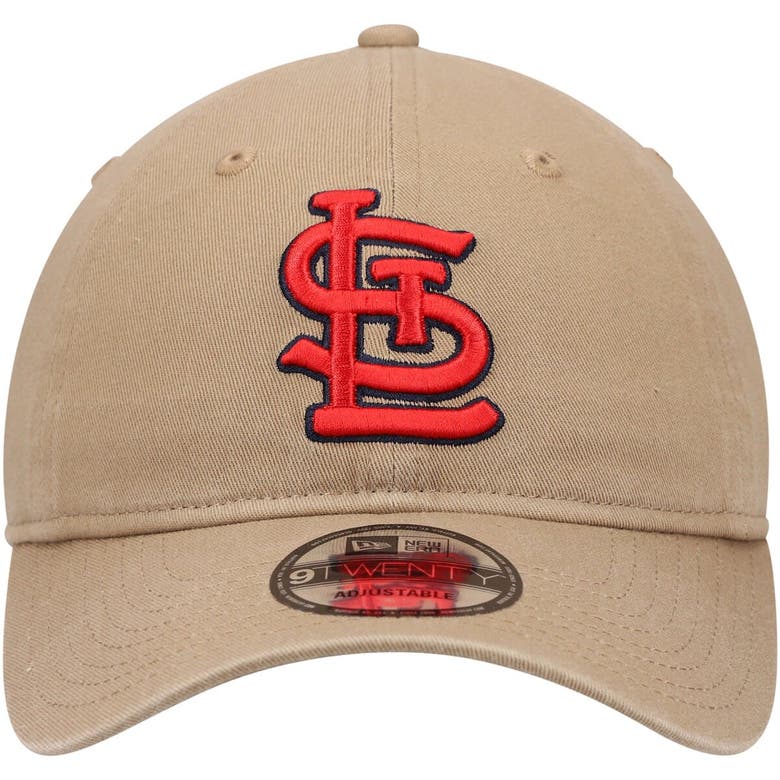Shop New Era Khaki St. Louis Cardinals Fashion Core Classic 9twenty Adjustable Hat