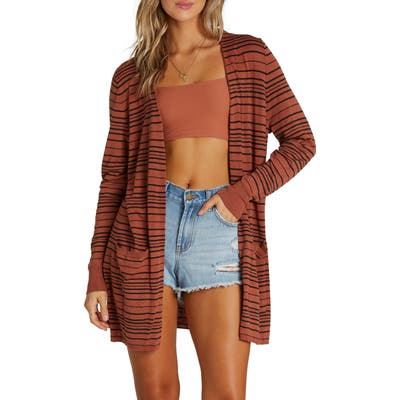 Billabong Worth It Cardigan, Coral