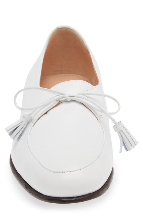 Bode Tassel Shoe In White