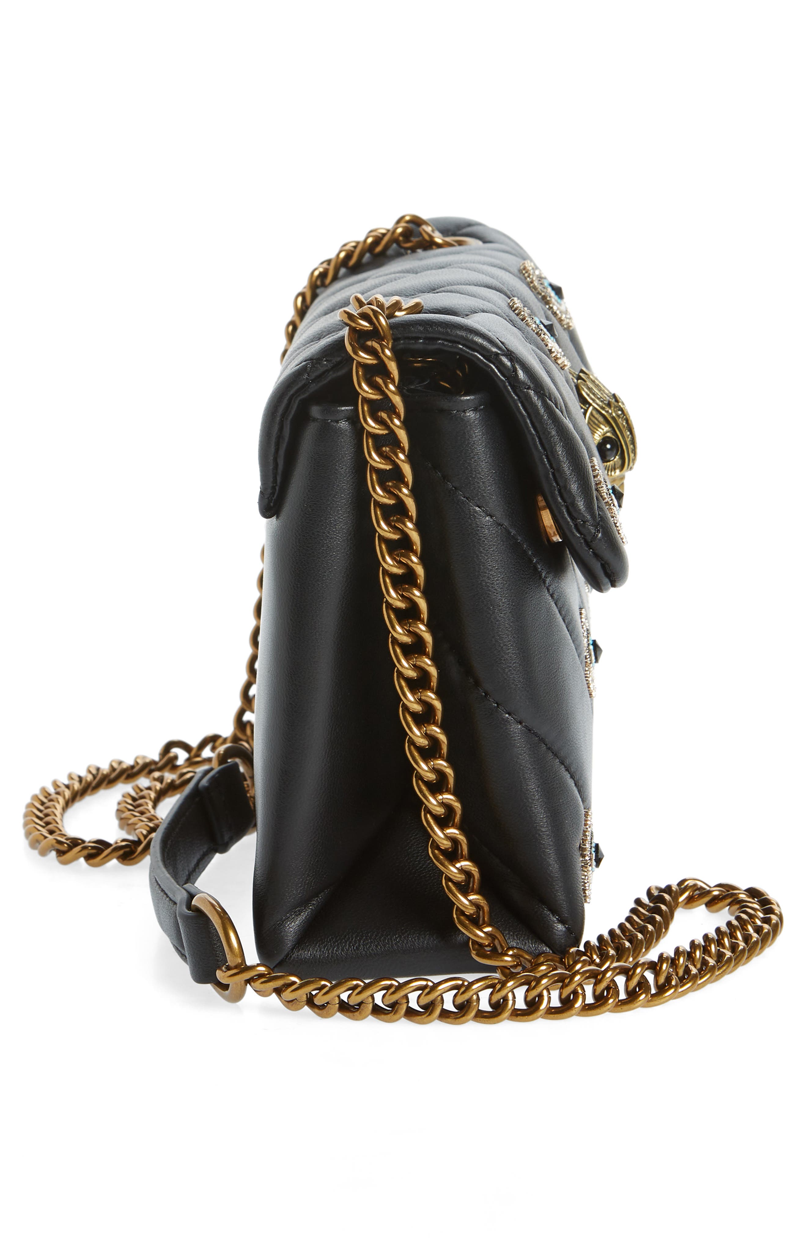 Kurt Geiger London Medium Kensington Eye Quilted Leather Convertible