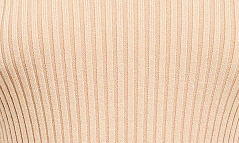 Endless Rose Long Sleeve Knit Top In Beige
