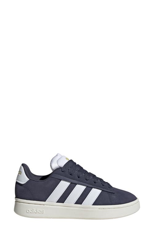 Adidas Originals Women's Grand Court Alpha Cloudfoam Lifestyle Comfort Casual Sneakers From Finish Line In Navy/white