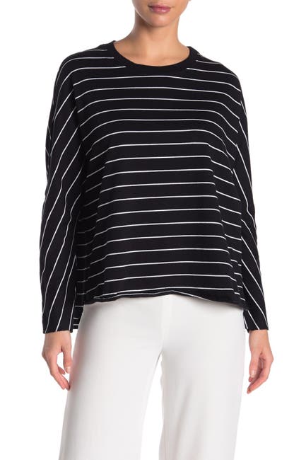 Frank Eileen Tee Lab Striped Oversize Sweatshirt Nordstrom Rack