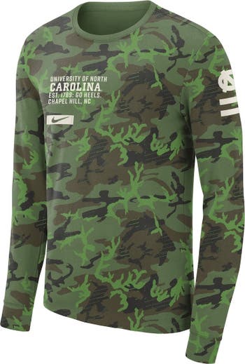 Men's North Carolina Camo Long Sleeve Shirt - State Camo M