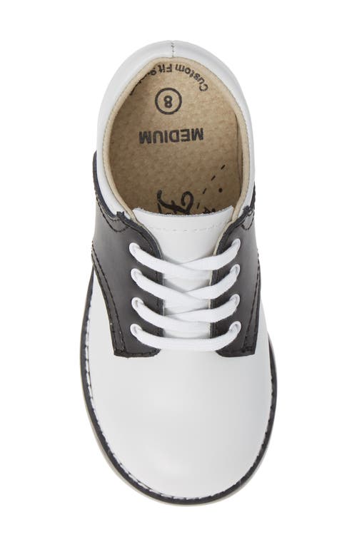 Footmates Cheer Oxford In White/black