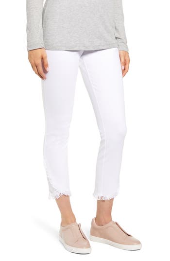 LYSSÉ LYSSÉ FRINGE TULIP HEM DENIM LEGGINGS