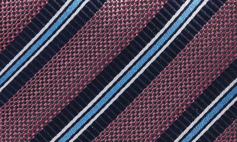 Shop Nordstrom Stripe Silk Tie In Pink