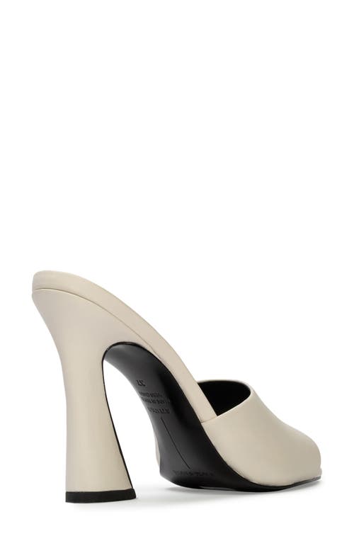 Black Suede Studio Junie Sandal In Coconut Buffed Nappa