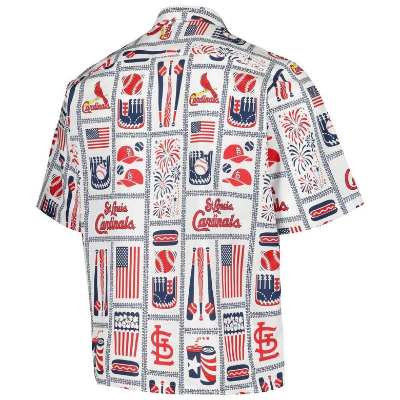 Reyn Spooner White St. Louis Cardinals Americana Button-up Shirt