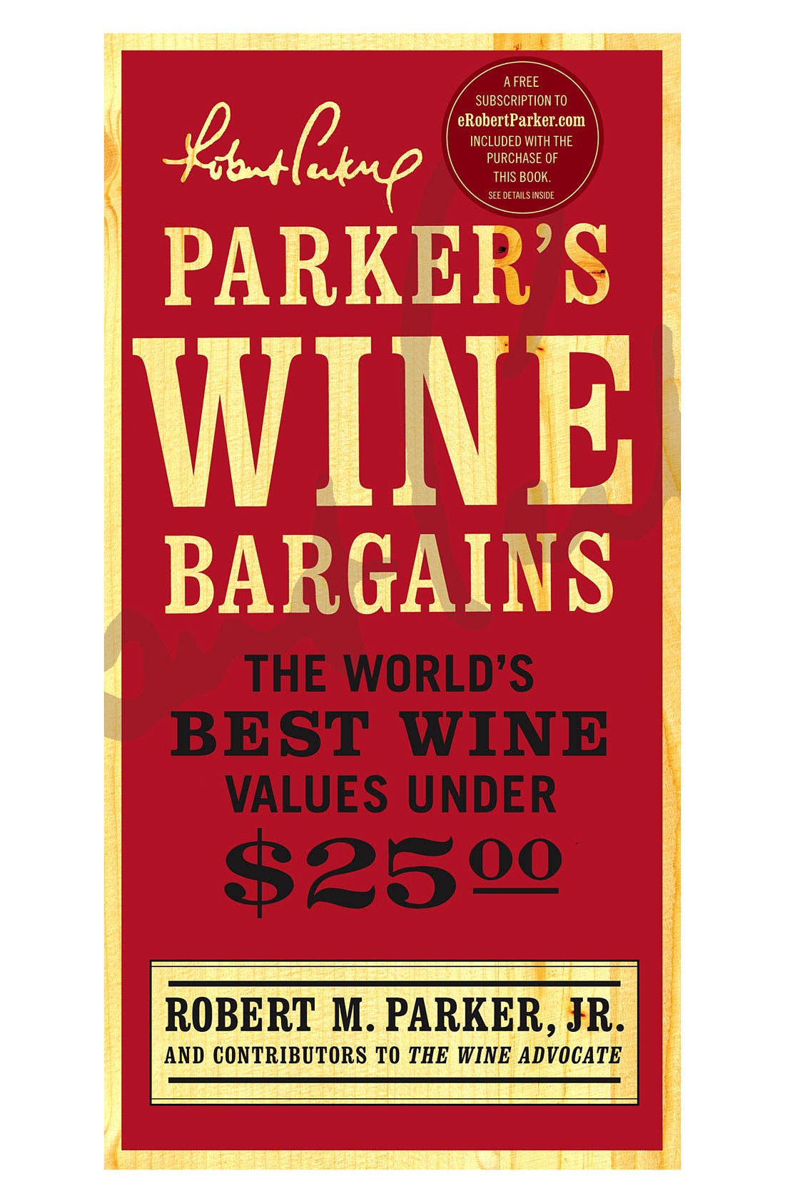 Robert Parker 'Parker's Wine Bargains' Guide Book Nordstrom
