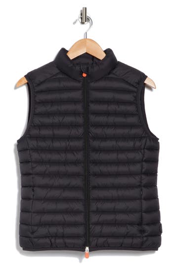 Save The Duck Noemi Water Repellent Puffer Vest In Black