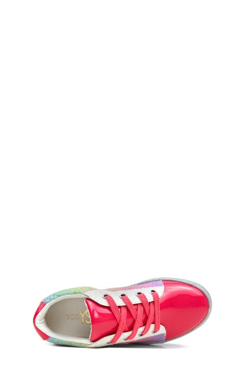Yosi Samra Kids' Miss Harper Sneaker In Pink Sequin