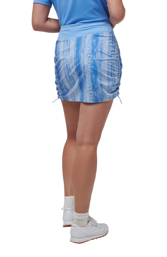 Shop Travismathew Dune Grass Sport Skort In Cornflower Blue Multi