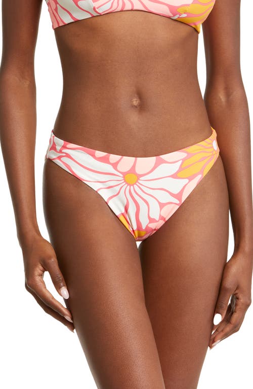 Dali Flowers Sublimity Reversible Classic Bikini Bottoms in Orange