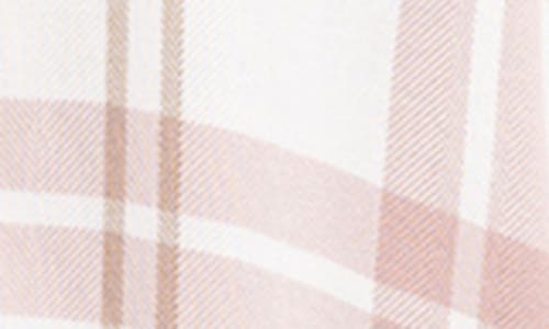 Thread & Supply Rumi Plaid Flannel Button-up Shirt In Washed Mauve Tan Plaid