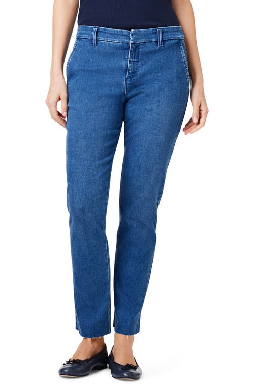 NIC+ZOE Ankle Straight Legs Jeans in Gulfstream