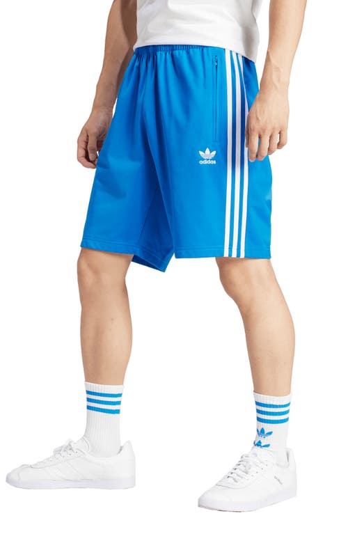Adidas Originals Firebird Sweat Shorts In Bluebird/white