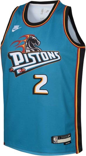 Detroit Pistons Cade Cunningham 2022-23 Classic Edition Jersey Teal