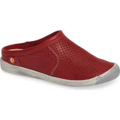 Softinos By Fly London Ima Sneaker Mule - Red
