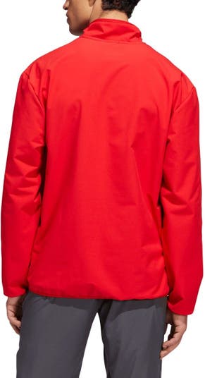 adidas Men's adidas Red Detroit Red Wings COLD.RDY Quarter-Zip Jacket