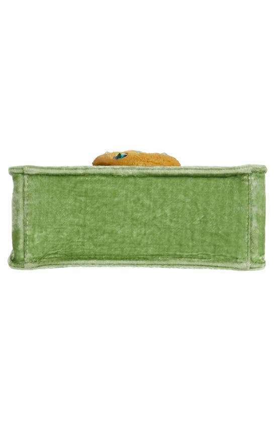 Velvet handbag Puppets and Puppets Green in Velvet - 33957475