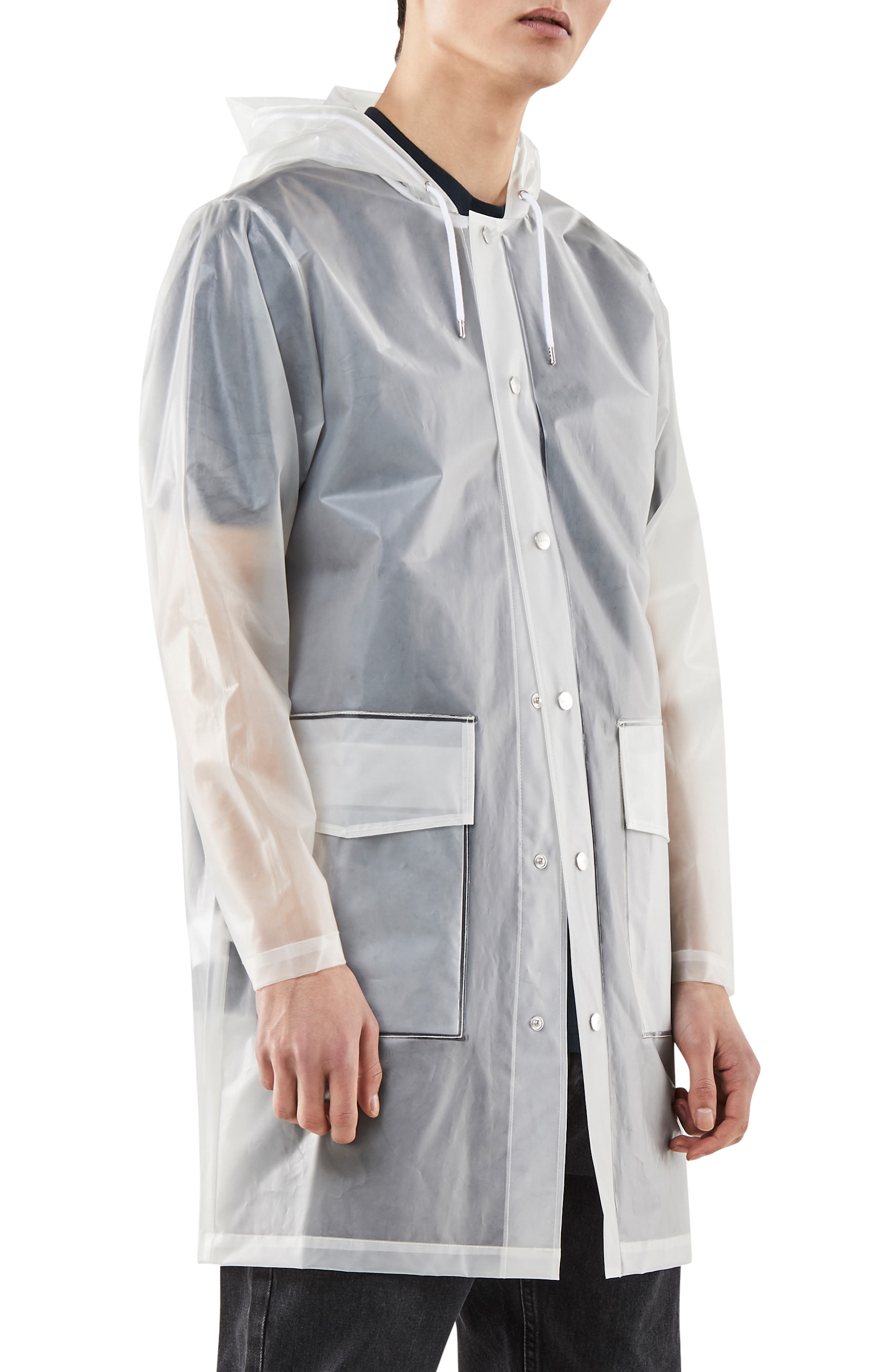 rains hooded raincoat