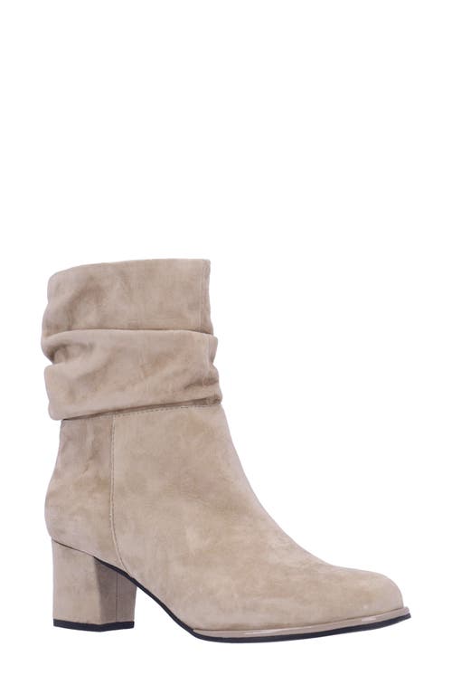 Pivar Slouch Bootie in Taupe