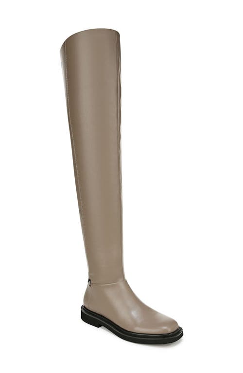 Franco Sarto Angeli Womens Zipper Man Made Over-the-knee Boots In Gray
