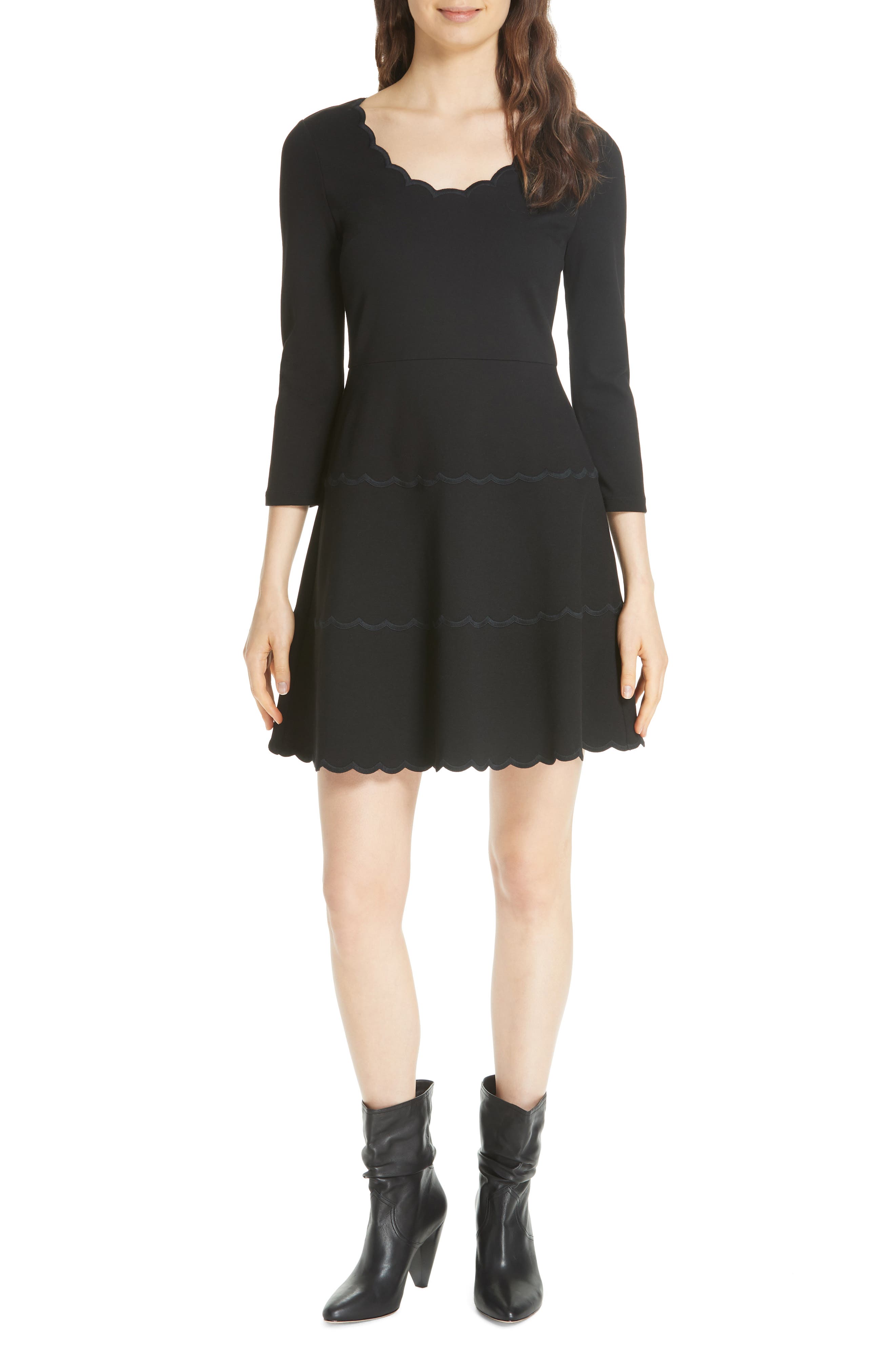 kate spade ponte fit and flare dress