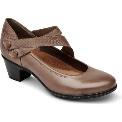 Rockport Cobb Hill Kailyn Asymmetrical Mary Jane Pump W - Brown