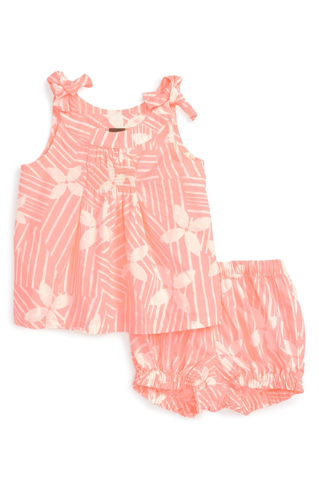 Tea Collection 'Vimercati' Print Tank & Shorts Set (Baby Girls) Nordstrom