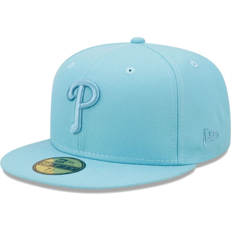 New Era Light Blue Philadelphia Phillies Color Pack 59fifty Fitted Hat ...