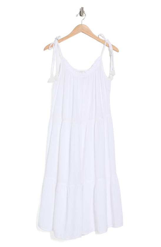 Shop Beachlunchlounge Willa Tie Strap Dress In White