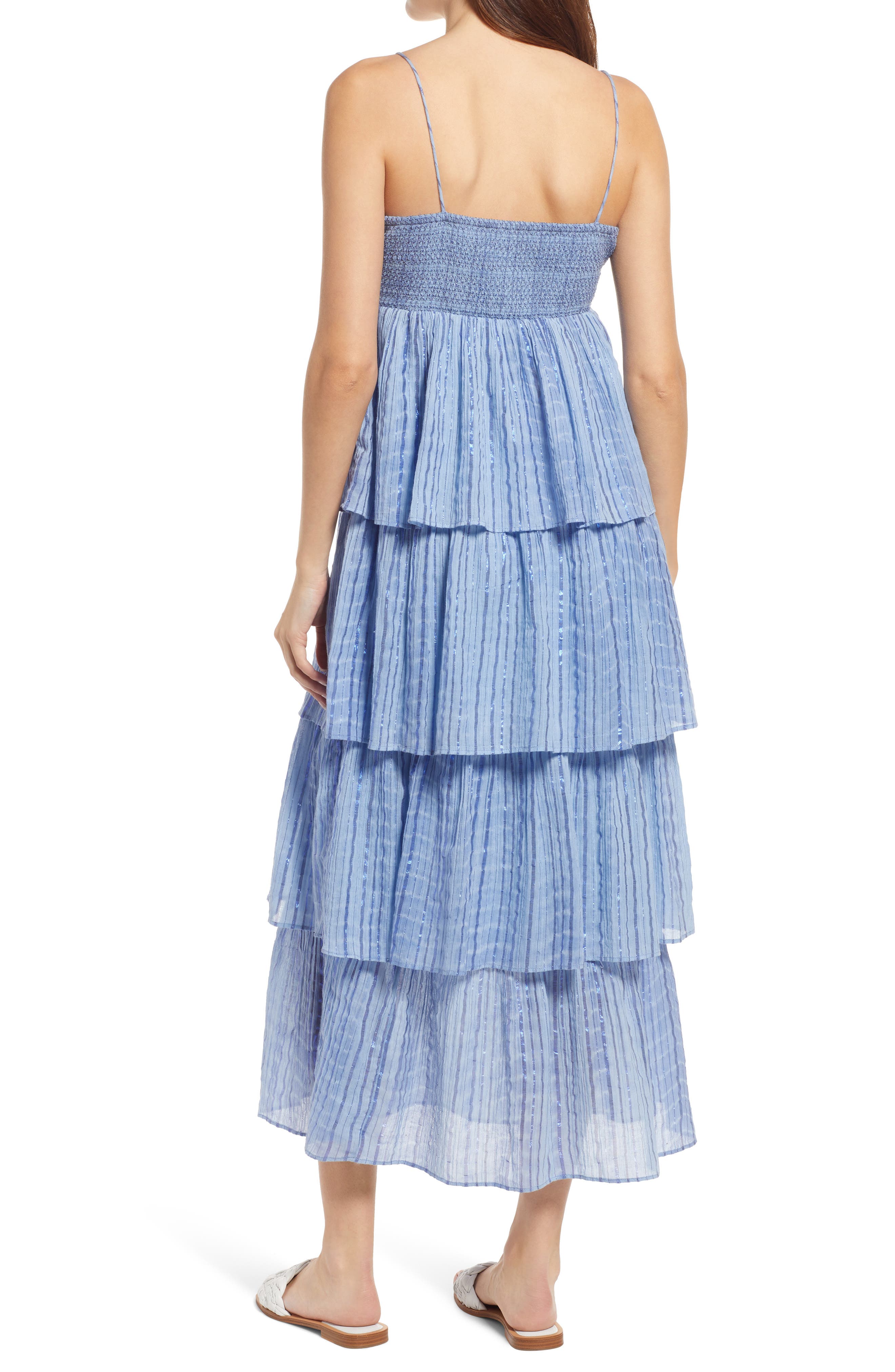 Saylor Sleeveless Cotton Blend Maxi 
