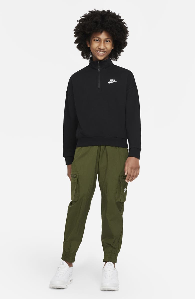 Nike Kids' Club Fleece Half Zip Sweatshirt | Nordstrom