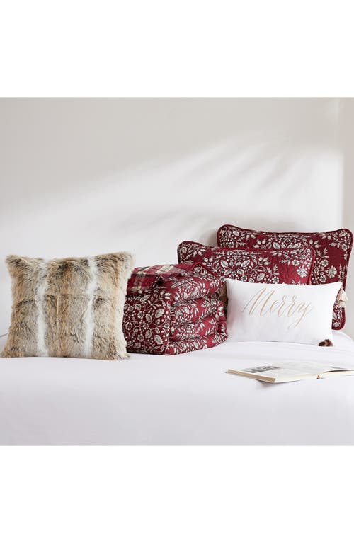 Southshore Fine Linens Christmas Carol Oversize Reversible Holiday Quilt Set In Christmas Carol