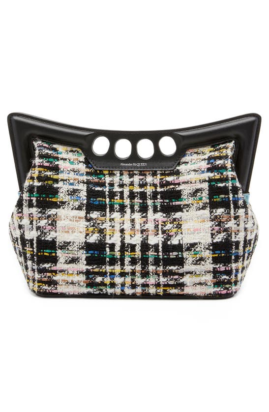 ALEXANDER MCQUEEN SMALL THE PEAK TWEED SHOULDER BAG