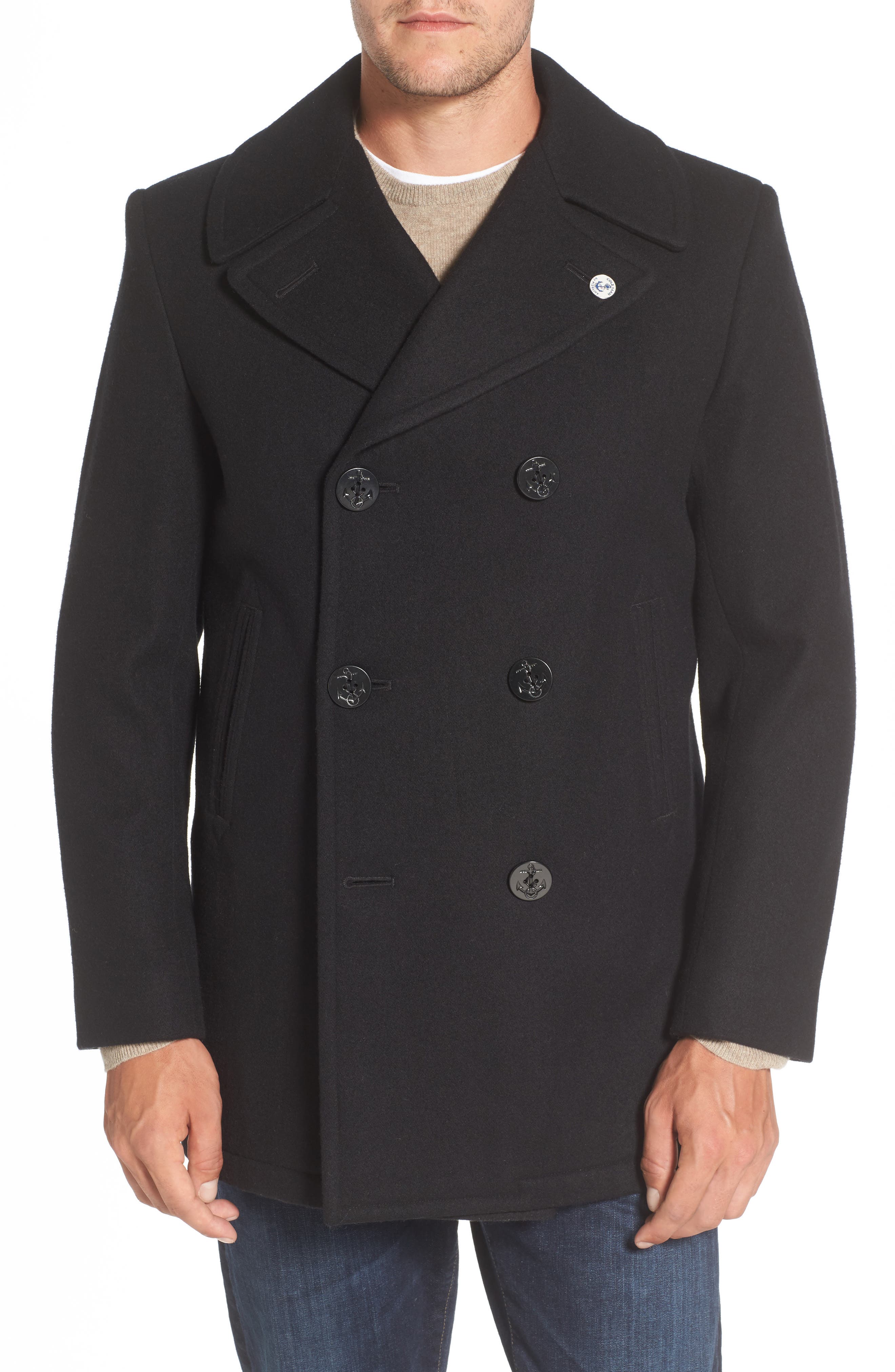 Cole Haan Wool Peacoat Nordstrom