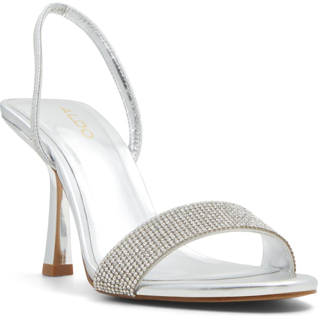 Aldo Women's Saje Two-piece Dress Sandals In Silver