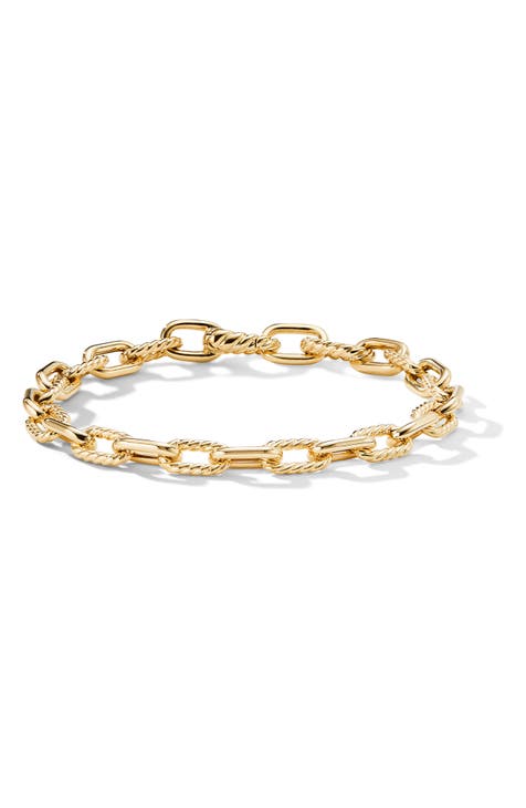 DY Madison Chain Bracelet in 18K Gold, 6mm