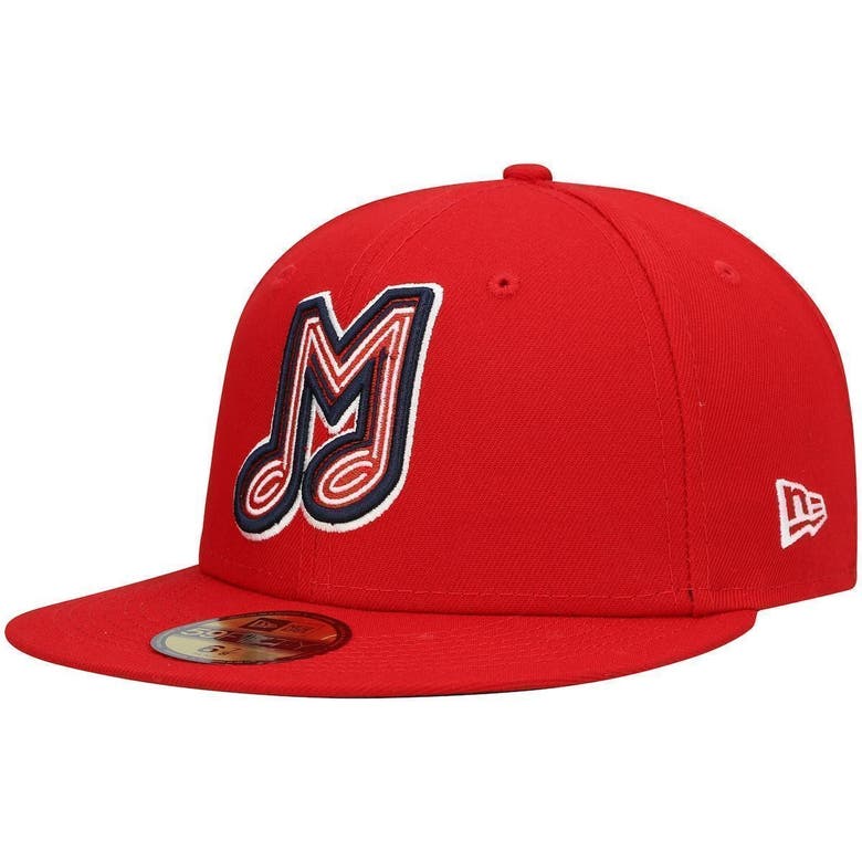 New Era Red Memphis Redbirds Authentic Collection Team Home 59fifty ...