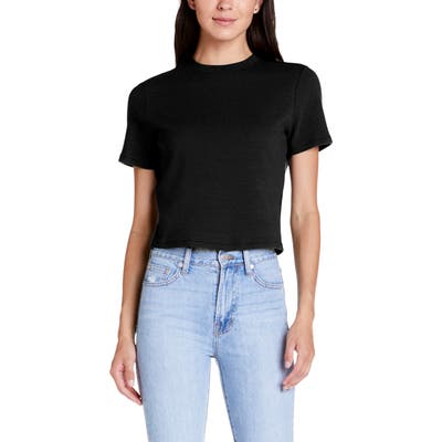 Michael Stars Mila Crop Top, Black