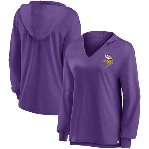 Women's Antigua Charcoal Minnesota Vikings Wordmark Victory Full