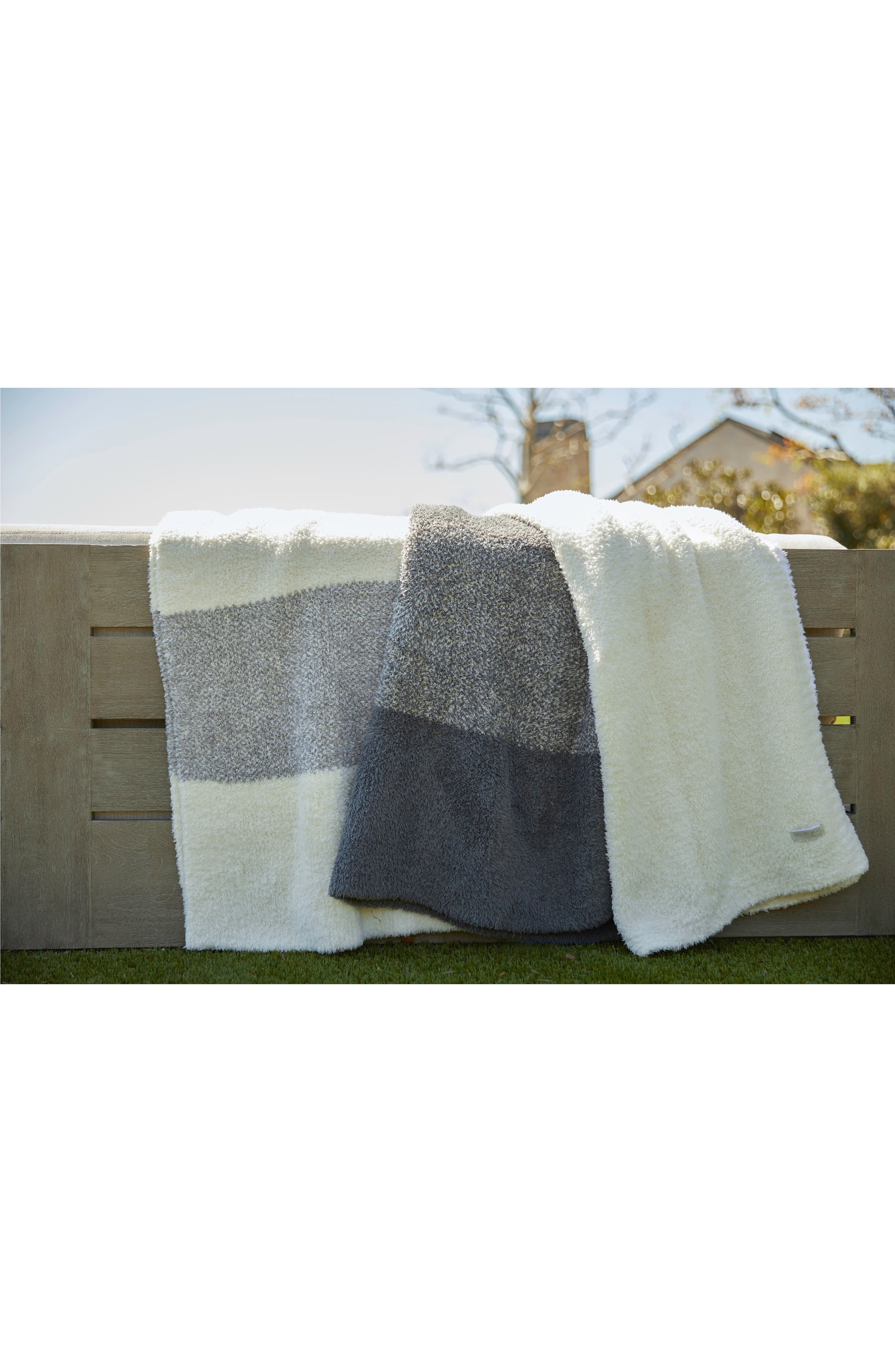 Barefoot Dreams® Luxe Heathered Stripe Throw Blanket Nordstromrack