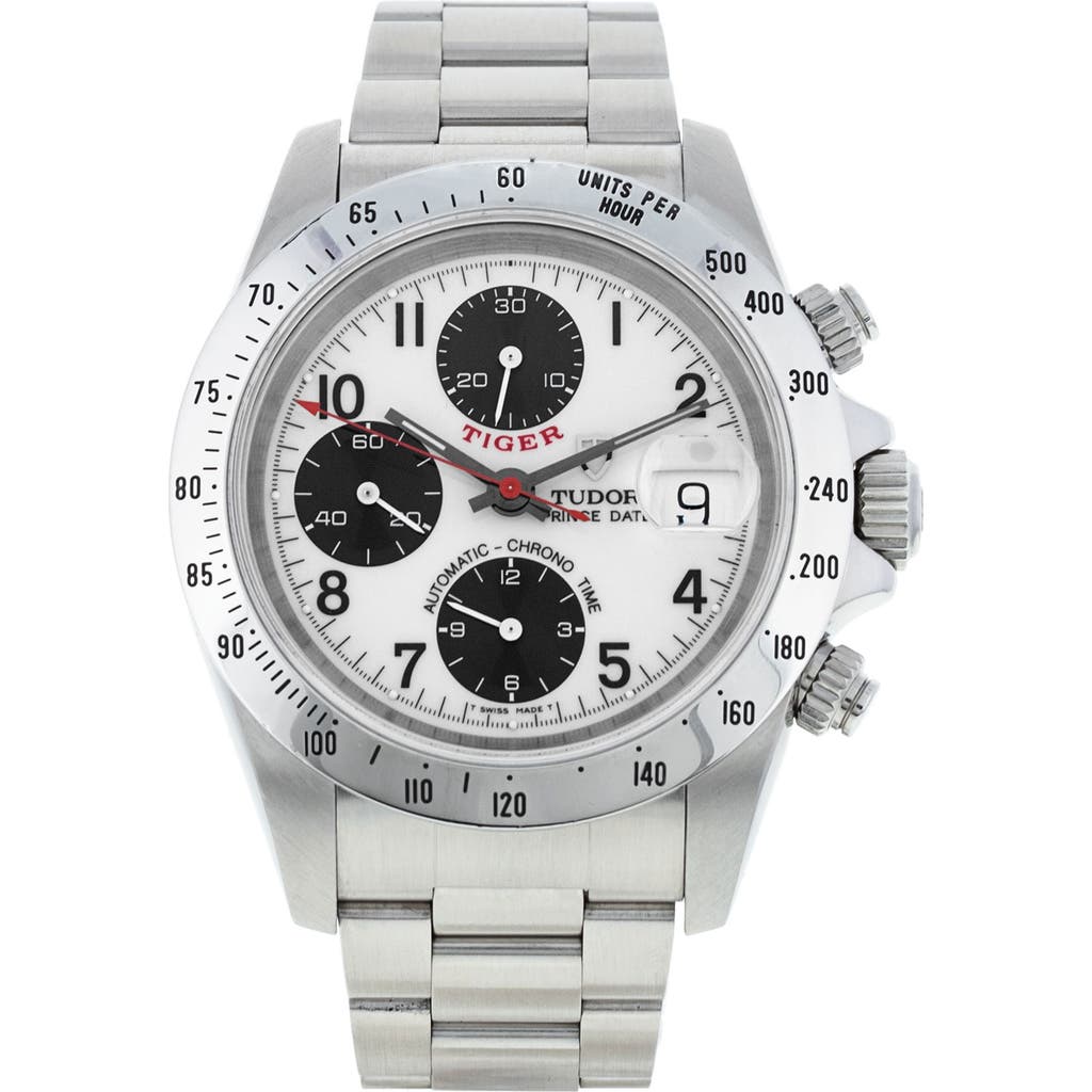 WATCHFINDER & CO. WATCHFINDER & CO. TUDOR PREOWNED 1997 PRINCE BRACELET CHRONOGRAPH WATCH, 40MM